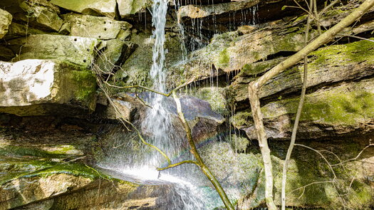 Wasserfall in der Margaretenschlucht Neckargerach